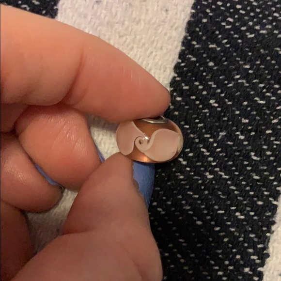 4/$20 Pink Sterling Silver Charm - Picture 2 of 3